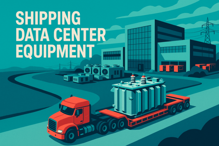 Shipping data center equipment