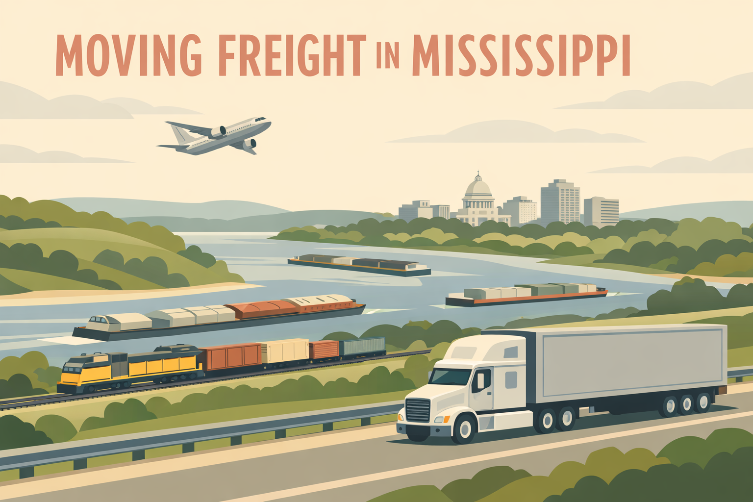 Moving Freight In Mississippi | PEI